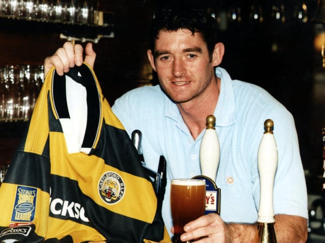 Former Castleford RL player Grant Anderson ran The Anchor pub at Allerton Bywater. Pictured in October 1997. He had two spells with the club clocking up more than 230 appearances.