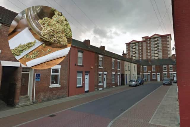 Jurgent Syla, 19, was caught after police raided a property in Brighton Street, Wakefield (Photo: Google/Adobe Stock)