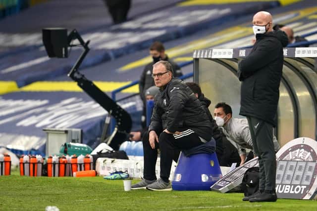 Marcelo Bielsa, Manager of Leeds United. (Photo by Jon Super - Pool/Getty Images)