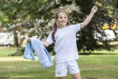 Tess Dolan, 8, has become an Internet sensation after being filmed dancing at the England Womenâ€™s game last night in Sheffield, pictured at her home in West Yorks, Jul 27 2022.  See SWNS story SWLEfan. A young England fan who captured the hearts of the nation with her joyful celebration is hoping to roar the Lionesses on to Euros success in the final on Wembley. Tess Dolan, eight, warmed the hearts of tv viewers when cameras caught her singing and dancing to Sweet Caroline after England smashed Sweden 4-0 at Bramhall Lane. Now the footy-mad youngster hopes to be at Wembley on Sunday when Sarina Wiegman's side take on the winners of France vs Germany. And while she insists she 'can't predict the future', Tess said: "I have a lot of faith in them to win. I feel like they have a big chance of beating either of them.  
