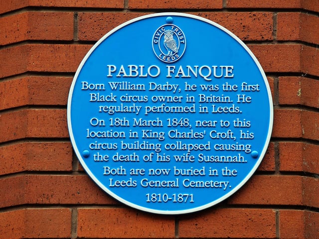 A walking tour of Leeds' blue plaques would let you test your partner's knowledge of history and heritage. Each blue plaque represents a chapter in the story of Leeds, just as your romance is the latest story. This plaque to Pablo Fanque, Britain's first black circus owner, is bound to get you discussing the amazing stories of yesteryear.
