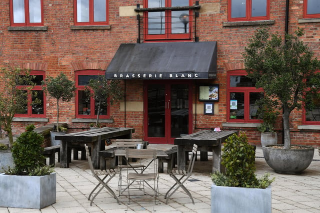 Brasserie Blanc, in Sovereign Street, is another award-winning restaurant. The popular French restaurant also scooped a Diners' Choice Winners this year after being rated 'exceptional'.