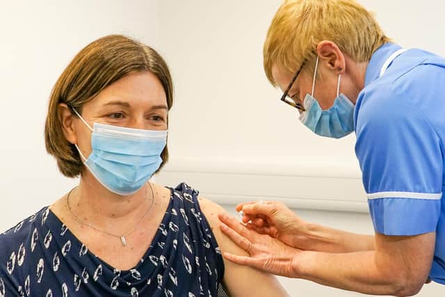 Director of public health Victoria Eaton is among those urging everyone who is eligible for free jabs to take up the offer.