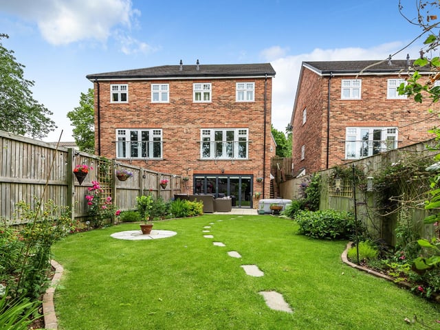 This well laid-out four bed family home is on the market for £550,000.