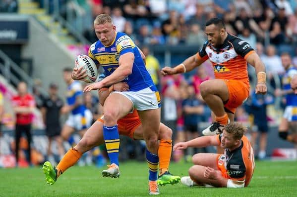 Mikolaj Oledzki presses showed 'real maturity' in Rhinos' win over Tigers. Picture by Bruce Rollinson/SWpix.com.