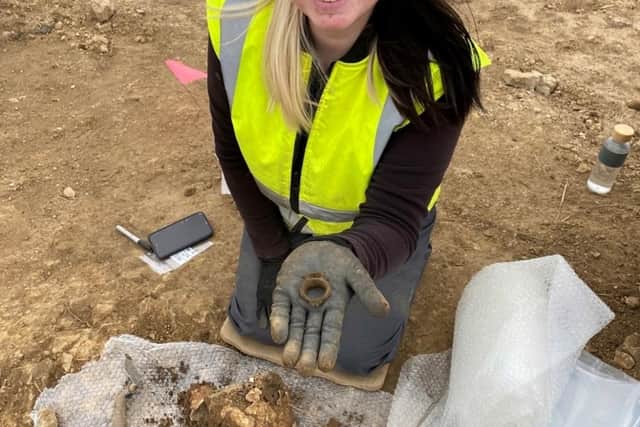 Archaeologists hope this means the site can help them chart the largely undocumented and hugely important transition between the fall of the Roman Empire in around 400AD and the establishment of the Anglo-Saxon kingdoms which followed. Photo: West Yorkshire Joint Services/Leeds City Council