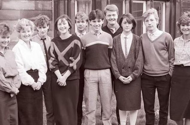September 1985 - Ossett School 6th form committee.