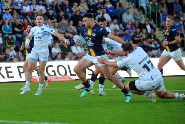 Jake Connor played Toulouse like a fiddle, according to Leeds Rhinos fan Iain Sharp. Picture by Steve Riding.