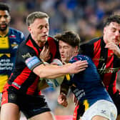 Homegrown winger Riley Lumb had a strong game for Leeds Rhinos in their play-off semi-final defeat by Warrington Wolves two weeks ago. Picture by Allan McKenzie/SWpix.com.