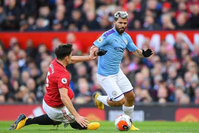 The Premier League returns on Wednesday night with Sergio Aguero's Man City taking on Arsenal (Getty Images)