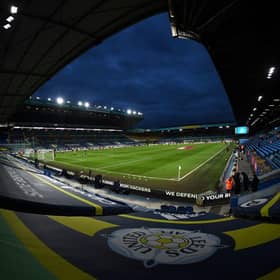 Elland Road, the home of Leeds United Football Club. (Photo by LAURENCE GRIFFITHS/POOL/AFP via Getty Images)