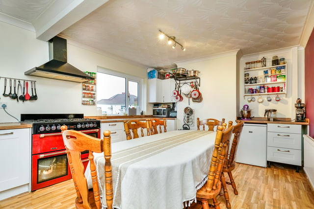 To the rear of the property is the kitchen diner fitted with double oven and pantry room.