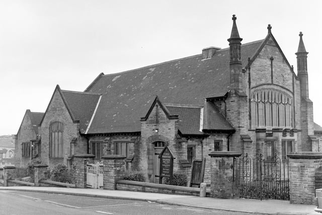 St. John's Methodist Church pictured in March 1981.