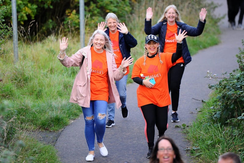 Walkers enjoyed their 10km ramble to Maggie's FV centre in the name of charity.