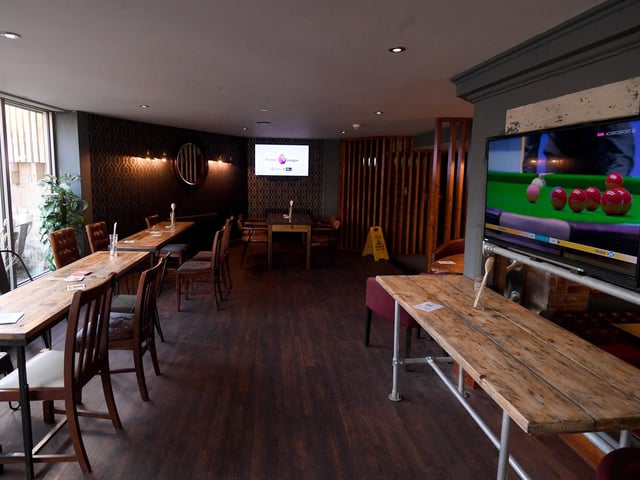 The Bull is a sports-led pub. There are four feeds which should allow the venue to play as many sports channels as possible including football, rugby and even mixed martial arts.