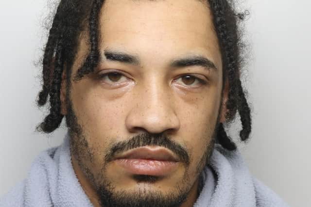Joshua Anderson was jailed for the "brutal" attack on his partner. (pic by WYP)