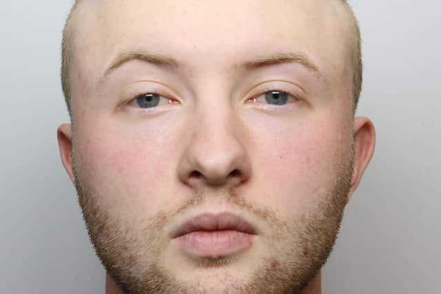 Nathan Roe, aged 21, of Tyersal Close in Bradford, was jailed for 10 years after he was convicted of several offences between December 2021 and August 2022. Photo: West Yorkshire Police