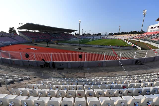 The Ta' Qali Stadium in Valletta, Malta where the Under-19 European Championships is currently being held. (Photo by Mike Hewitt/Getty Images)