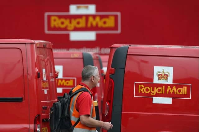 The Royal Mail are experiencing delays in 27 areas across England (picture: Royal Mail)
