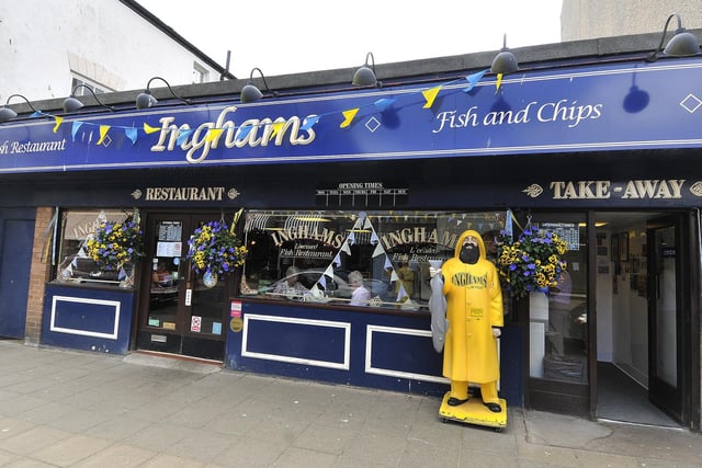 Inghams Fish and Chip Shop in Filey is rated 4 stars out of five on Tripadvisor, and won a Traveller's Choice Award in 2022. Visitors said: "One of our first stops every time we come back to Filey and not without reason. Fresh fish, generous portions and good service help to make this a great choice for the family."