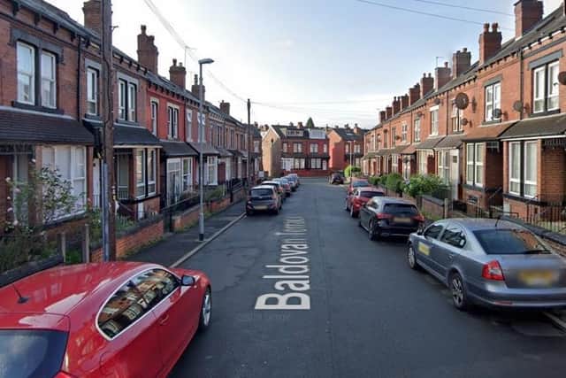 Firefighters and police were called to Baldovan Terrace on August 11 where a man had been reported trapped inside a house fire. Photo: Google.