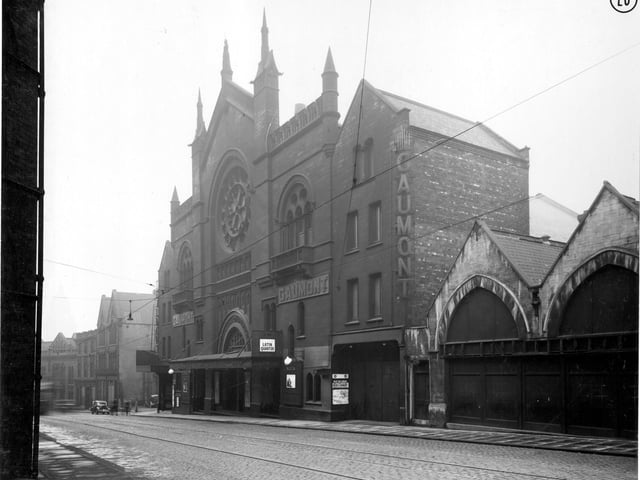 The Gaumont Cinema on Cookridge Street. This photo taken to show proposed site for car parking accommodation. When it first opened as the Coliseum on Wednesday, July 15, 1885, it was run as a concert hall and variety theatre and originally seated an audience of 3,000 although the seating was later reduced to 1,700.