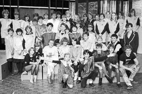 Outwood Grange School play rehearsal of 'Dazzle'