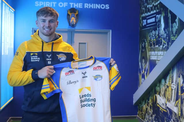 Prop Kieran Hudson has joined Leeds Rhinos from Castleford Tigers. Picture by Phil Daly/Leeds Rhinos.