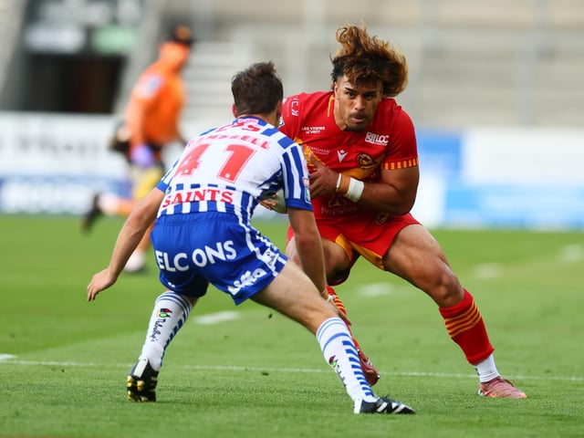 Grade A late contact on passer, one penalty point, total points one - no further action.