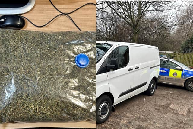 Police became suspicious of the white Ford van during patrols in Belle Isle over the weekend (Photo: WYP)