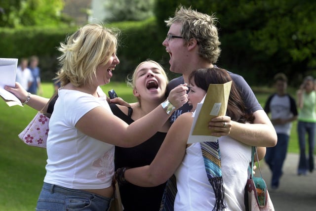 Students at Horsforth School celebrated their A-Level results