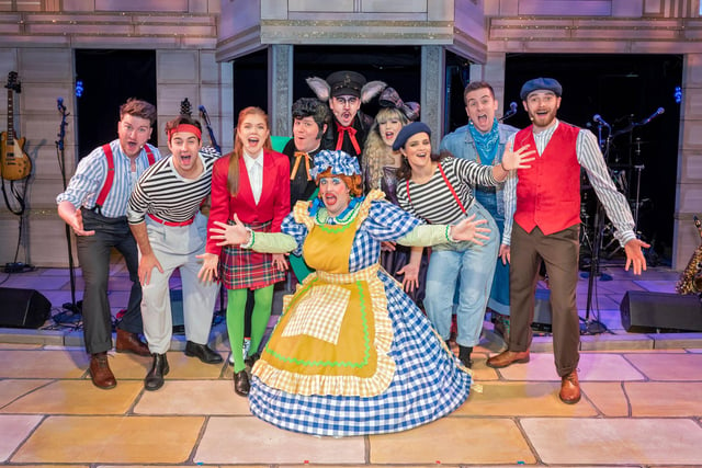 The cast of Dick Whittington: The Rock ‘n’ Roll Panto - now showing at City Varieties Music Hall.