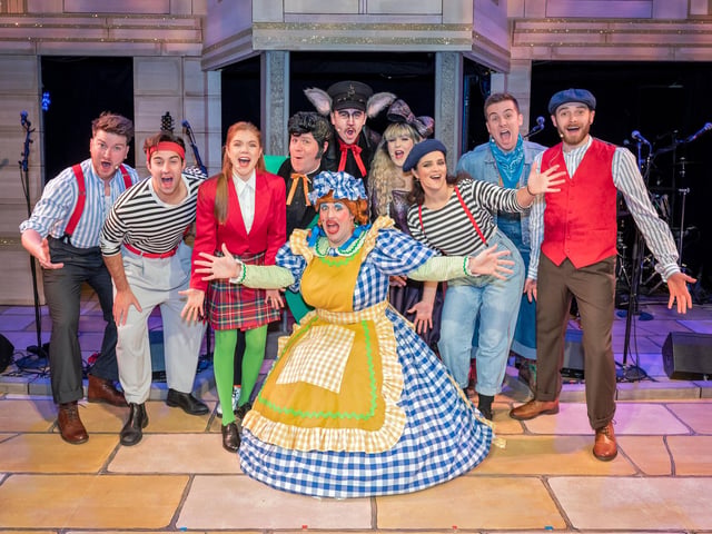 The cast of Dick Whittington: The Rock ‘n’ Roll Panto - now showing at City Varieties Music Hall.