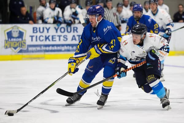BRING IT ON: Canadian centre Matt Barron is looking forward to opening weekend with Leeds Knights. Picture courtesy of Leeds Knights/Stephen Cunningham