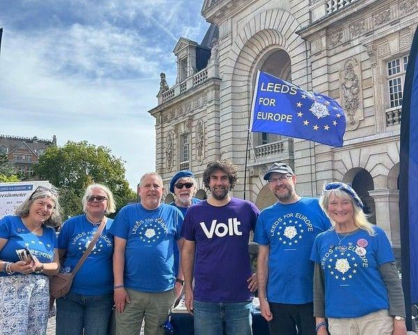 Leeds for Europe with Sven Franck of Volt, a pan-European political movement.