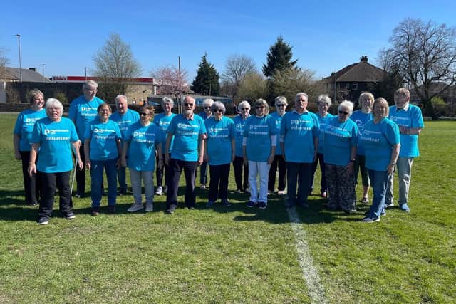 The Huddersfield choir warms up for The Big Sing on World Parkinson's Day