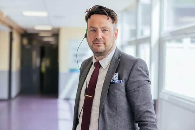 Matthew Burton, headteacher at Thornhill Community Academy. Photo by Tom Martin / Channel 4