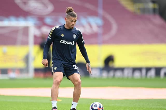 Kalvin Phillips of Leeds United.  (Photo by Gareth Copley/Getty Images)