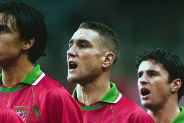 Footballer turned Hollywood actor Vinnie Jones represented the club between 1989 and 1990 but left quite the impression during his stint at Elland Road - as he's done everywhere he's been. (Photo by Chris Cole/Getty Images)