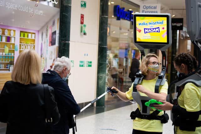 MAOAM were also giving out some sweet freebies (from a safe social distance, of course) all day long.
