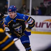 ON THE UP: Bailey Perre has played a pivotal role for Leeds Knights in securing three straight NIHL National regular season league titles. Picture: Daniel Richardson/Knights Media.
