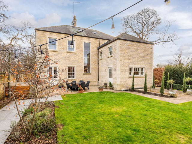 Unwind in the large rear, private garden.