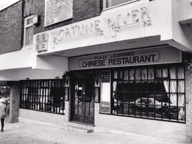 Do you remember this Chinese restaurant on Roundhay Road? Fortune River pictured in March 1994.