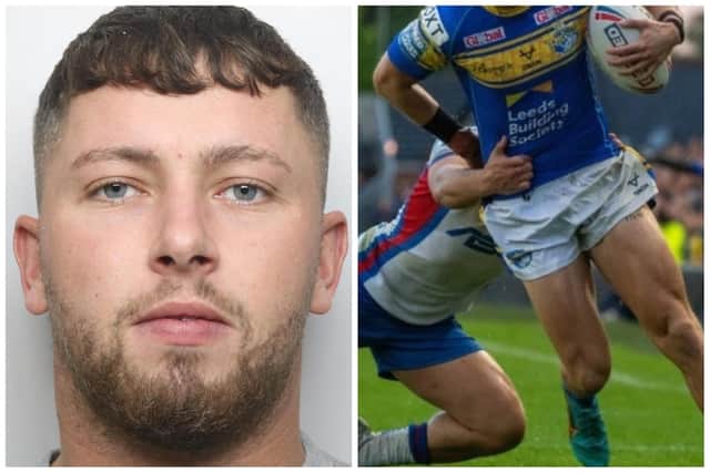 Harrison Scott, who signed for Leeds Rhinos as a teenager, has been jailed after he was caught selling drugs. (pic by WYP / National World)
