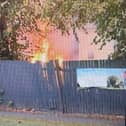 Arson suspected after fire outside former pub