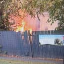 Arson suspected after fire outside former pub