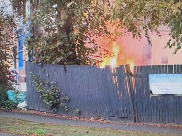 Arson suspected after fire outside former pub