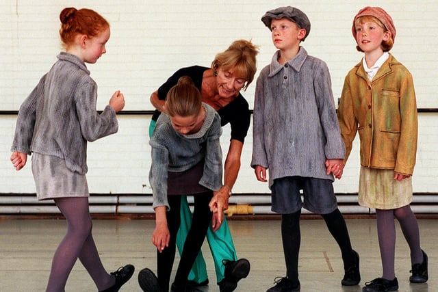 Dance legend Gillian Lynne visited Northern Ballet. She is pictured during rehearsals with, from left, Anna Beckwith,  Emily Gooder, John Bottomley and Zoe Howard.
