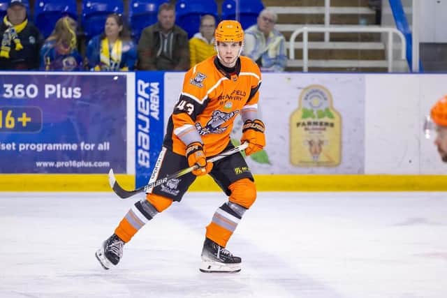 MOVING ON@ Sam Cooper, in action for Sheffield Steeldogs last season. Picture: Steeldogs Media.