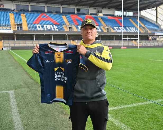 New Leeds Rhinos recruit Danny Levi. Picture by Leeds Rhinos.
